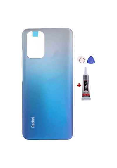 Xiaomi Redmi Note 10s Beyaz Arka Kapak Batarya Kapağı Pil Kapağı Yapışkan Ve Sökme Aparatıyla Beraber Full Set Beyaz