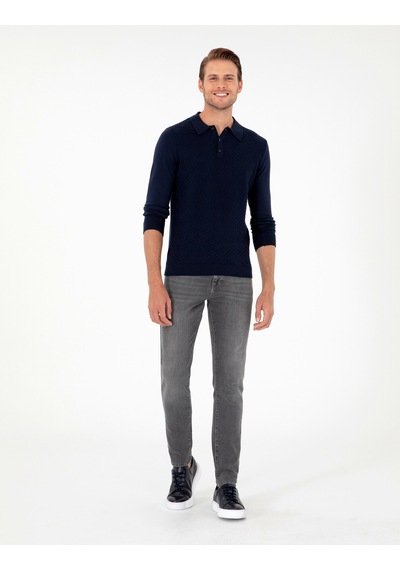 Pierre Cardin Erkek Lacivert Kazak /triko 50300521-vr033 Lacivert