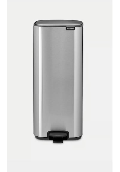 Brb-bra 238147-8710755238147-001-01-bo Matt Steel Fpp Pedallı Çöp Kutusu 30l Gri
