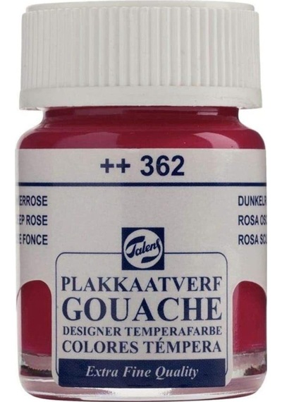 Talens Guaj Boya 16 ML Deep Rose Derin Gül 362 10 Adet Çok Renkli