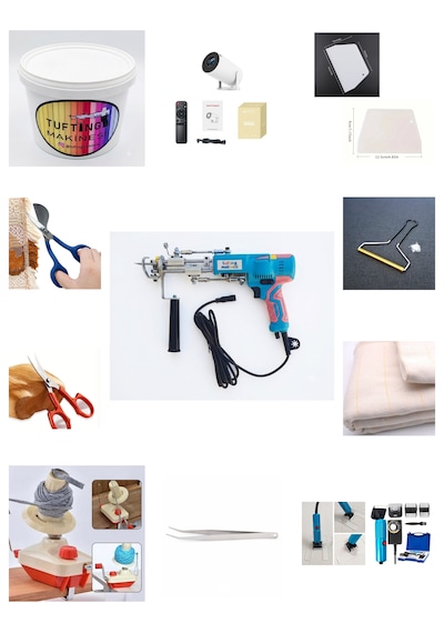 Ak-v Tufting Makinesi Full Set Turkuaz Ak-v - Mavi Tıraş Makinesi Set İçeriği Açıklama Kısmındadır
