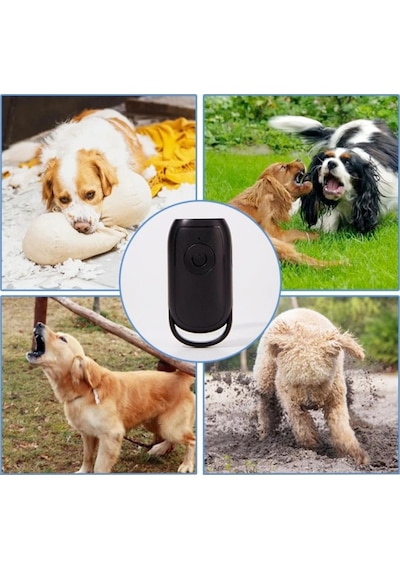 Etashop Ultrasonik Köpek Kovucu Şarjlı Portatif Bark Eğitim Cihazı 8 M Menzil