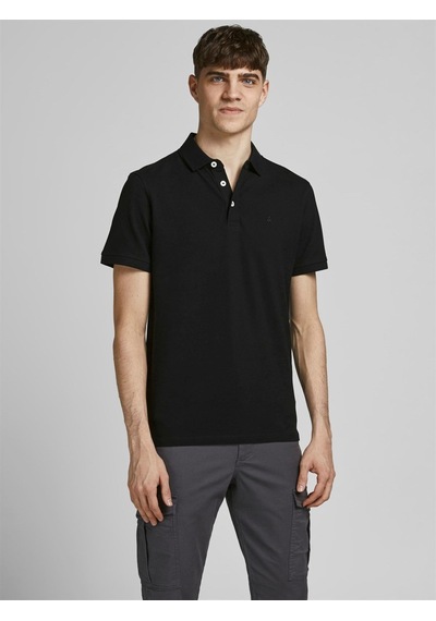 Jack & Jones Jjepaulos Erkek T-shirt 12136668 Black Siyah