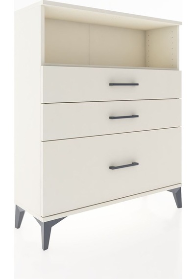Arges Şifonyer Tek Raflı 3 Çekmeceli 88x30x106 Aytaşı-aytaşı Aytaşı