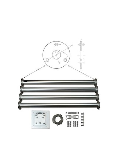 Set İ-2000w 24v Rüzgar Türbini + Wind Pro Şarj Kontrol Cihazı + Direk Seti İsta-breeze