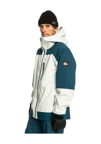 Quiksilver Ultralight Erkek Gri Snowboard Ceketi 30091