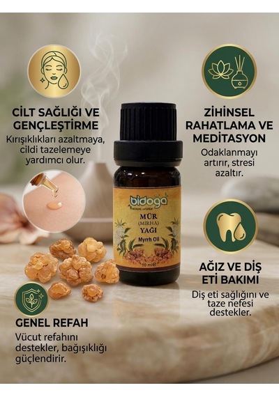 Bidoğa Mür Mirha Yağı 10m 10 ML