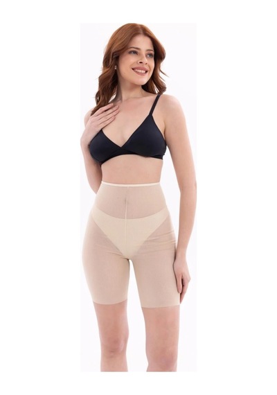Armillia Dimoda Kadın / Kız Lazer Kesim Tül Hayalet Boxer Korse Uzun Boy Ten Ten