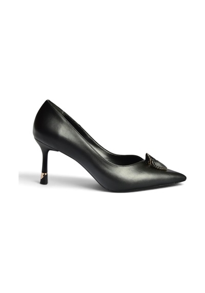 Fox Shoes Z308300909 Siyah İnce Topuklu Kadın Ayakkabı