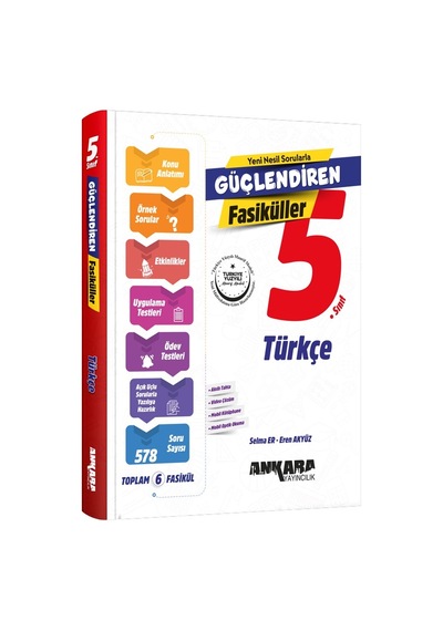Ankara 2026 5. Sınıf Türkçe Güçlendiren Fasikül Set Güncel Müfredat