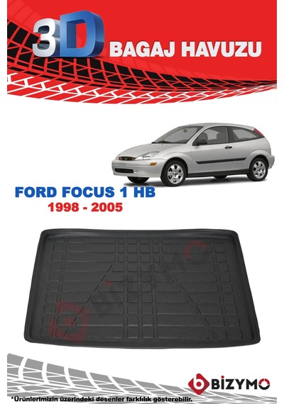 Ford Focus 1 Hb 1998-2005 3D Bagaj Havuzu Bizymo Ford Focus 1 Hb 1998-2005 3D Bagaj Havuzu Bizymo