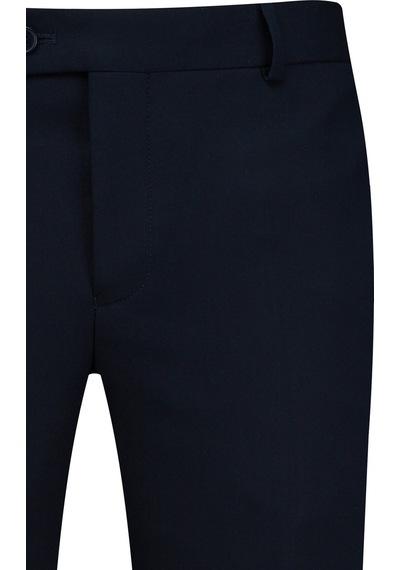 Hatemoğlu Lacivert Regular Fit Yandan Cepli Kumaş Pantolon 2963520 Lacivert