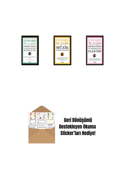 Joseph Conrad Ve Otobiyografinin Kurgusu + Müzik Üzerine Görüşler + Hümanizm Ve Demokratik Eleştiri + Okuma Sticker'ları