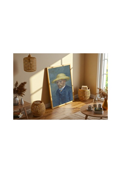 Van Gogh Van Gogh Theo Van Gogh Portresi Çerçevesiz Poster 21x30 Cm A4 Tablo Van Gogh Duvar Dekoru