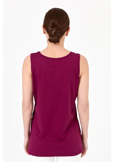 Desen Triko Kadın Askılı Penye T-shirt 20868 K.mürdüm K.mürdüm Mürdüm Desen Triko Kadın Askılı Penye T-shirt 20868 K.mürdüm K.mürdüm Mürdüm