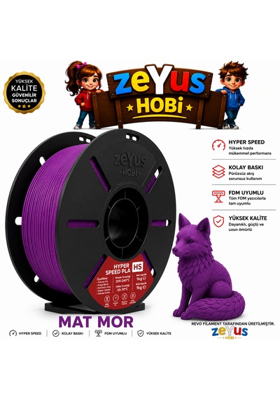Generic Pla Hs Hyper Speed Filament Mat Mor 1.75 Mm 1000 Gr