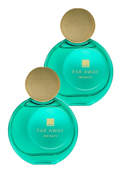 Far Away Infinity Kadın Parfüm Edp 50 Ml. İkili Paket Yeni Şişe Çiçek