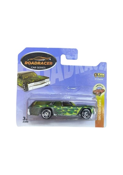 Can Oyuncak Kartela Road Racer Model Araba Tekli Cn1912-yeşil Çok Renkli