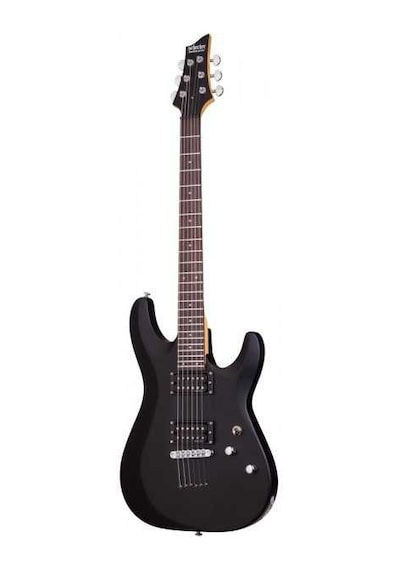 Schecter C-6 Deluxe Elektro Gitar Satin Black