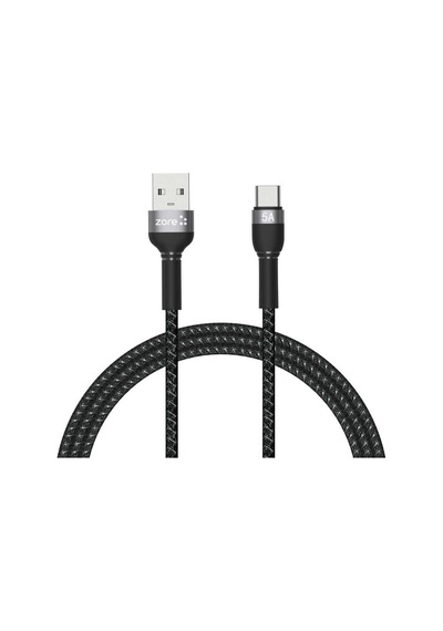 Effox Siyah Shira Serisi Type-c Usb Kablo 1 Metre