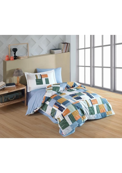 Hobby Tek Kişilik Poplin Nevresim Takımı Dream Oranj