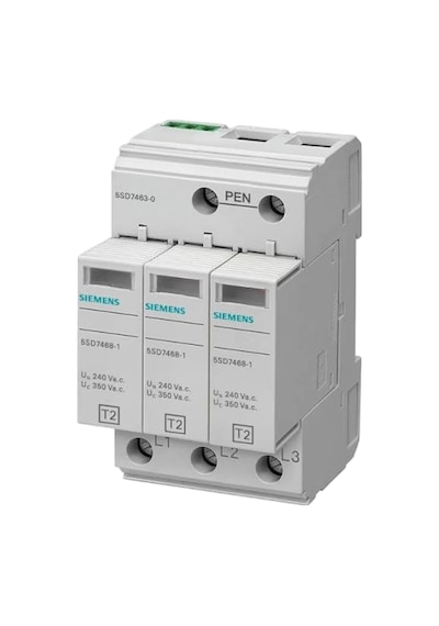 Siemens 5sd7463-0 - C Sınıfı 3 Kutuplu Tn-c 3+0 Parafudr
