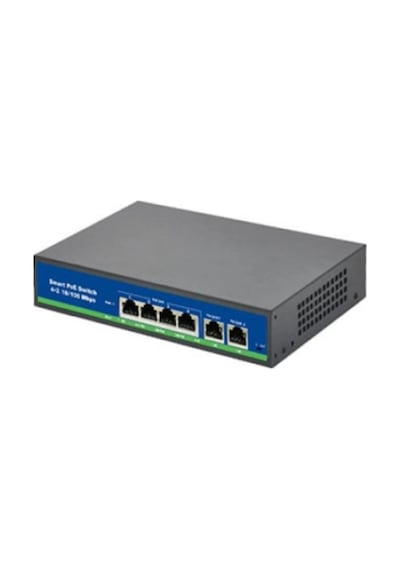 Isee Iss-4026p 24 Port Poe+ 10-100 Mbps 2 Port 10-100-1000 Uplink Switch 300w Kdo