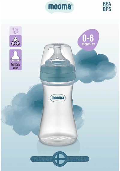 Biberon Anti Kolik Biberon 250 Ml Kapaklı Biberon 0 6 Ay Yavaş Akış