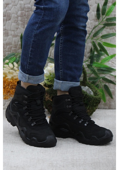 Hammer Jack Hammerjack 23015 Siyah Hakiki Deri Waterproof Su Geçirmez Outdoor Bot 001