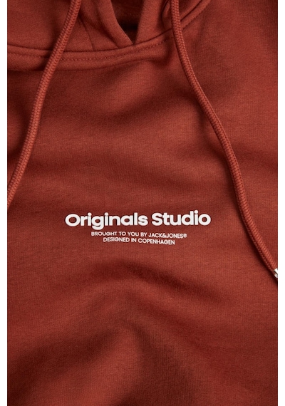 Jack & Jones Jorvesterbro Sweat Hood Noos 12241687 Kiremit 001