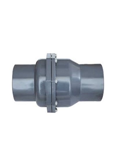Gemaş Pvc Çalpara Çekvalf Iki Parçalı Gövde Civatalı 50Mm