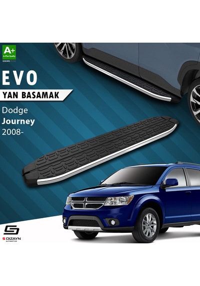 S-dizayn Dodge Journey Evo Krom Yan Basamak 183 Cm 2008 Üzeri
