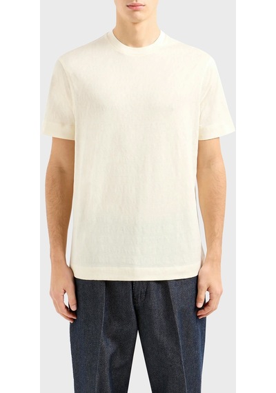 Emporio Armani Erkek T Shirt 3d1th5 1jorz 0128 Ekru