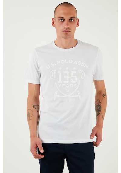 U.S. Polo Assn. U.s. Polo Assn Erkek T Shirt G081sz0112105708 Beyaz Beyaz