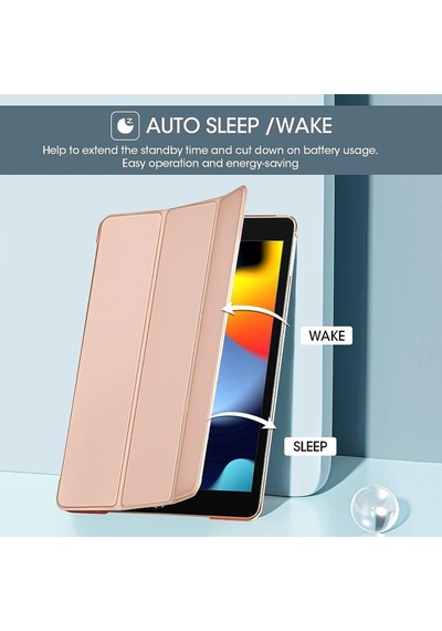 Apple Uyumlu iPad, 8. Ve 9. Nesil 2020 /2021 10.2" Tablet Flip Smart Standlı Akıllı Kılıf Smart Cover