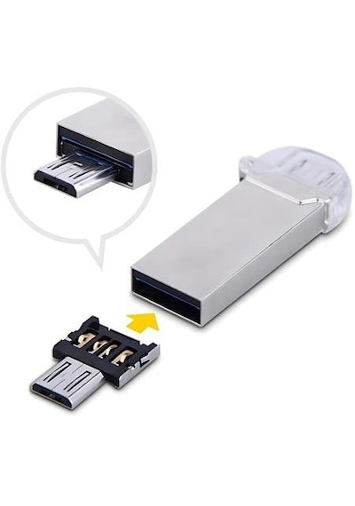 Alfais 5005 Micro Usb Otg Android Şarj Data Kablo Uç Çevirici Dön