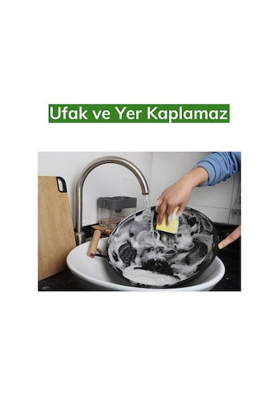 Buffer İkisi Bir Arada Basmalı Pratik Sıvı Sabunluk ve Pompası