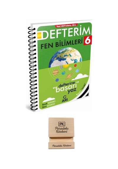 Arı 6. Sınıf Fen Bilimleri Defterim + Telefon Standı