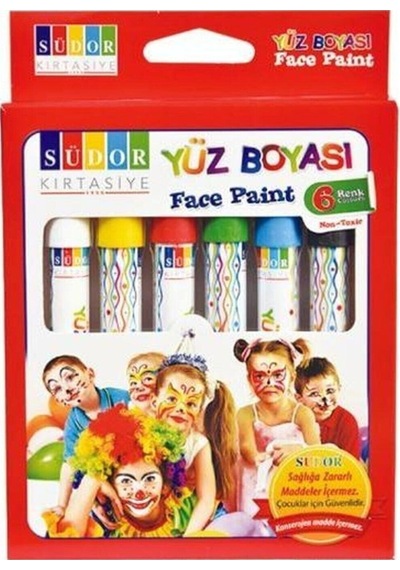Südor Yüz Boyası Set 6 Renk Diğer