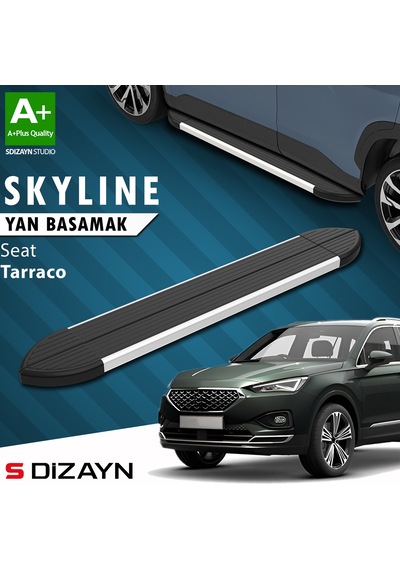 S-dizayn Seat Tarraco Skyline Aluminyum Yan Basamak 193 Cm 2018-2024 A+ Kalite