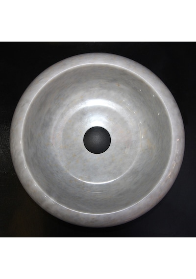 Gri Mermer Mini Bombeli Lavabo