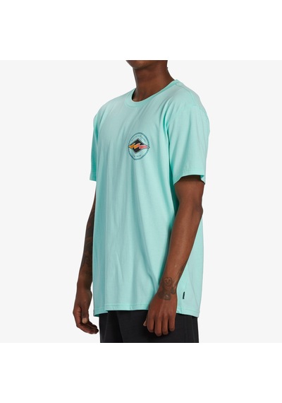Billabong Rotor Diamond Erkek Yeşil Günlük T-shirt - Abyzt02259