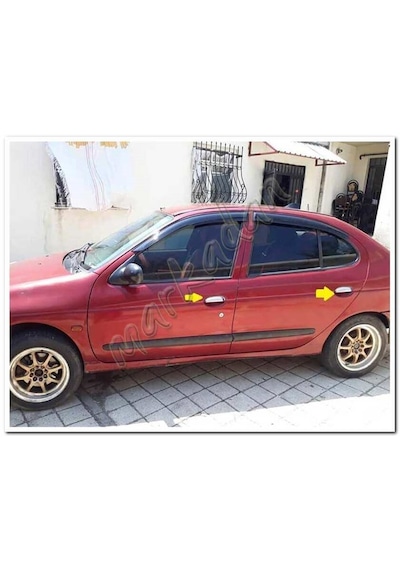 Db Chrome Renault Megane 1 Kapı Kolu Nikelajı 1996-2004 4 Kapı P.