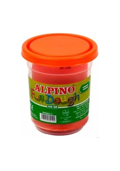 Alpino Tek Renk Oyun Hamuru Turuncu 130 Gr.