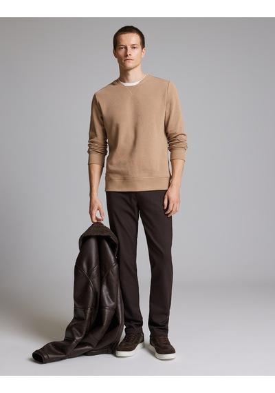 Pierre Cardin Camel Regular Fit %100 Pamuk Bisiklet Yaka Sweatshirt 50331600-vr015