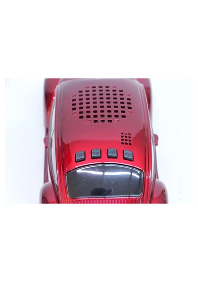 Beetle Araba Görünümlü Taşınabilir Bluetooth Hoparlör Ve Radyo Speaker -