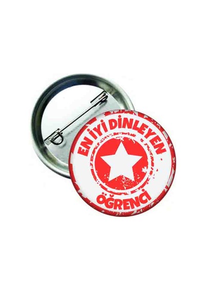 En Iyi Dinleyen Öğrenci Rozeti 20 Adet N11.245 Çok Renkli