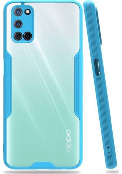 Oppo A72 Tam Korumali Renkli Kenarli Parfe Kilif 521955708