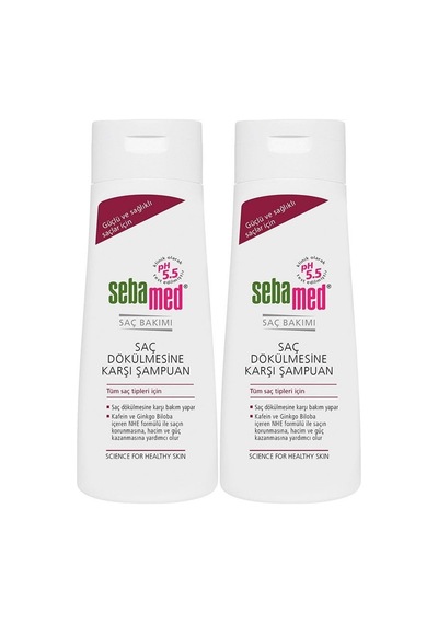 Şampuan 200ml Saç Dökülmesine Karşı Tüm Saç Tipleri Için 2 Li Set