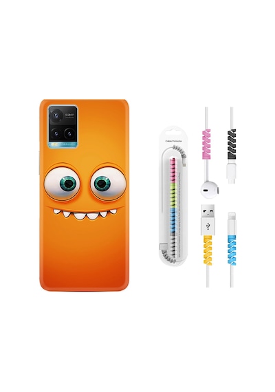 Vivo Y21S Kılıf Kablo Koruyuculu Dişlek 1615